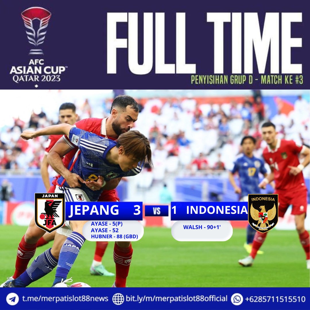 Kekalahan Timnas Indonesia Atas Jepang Pada Piala Asia